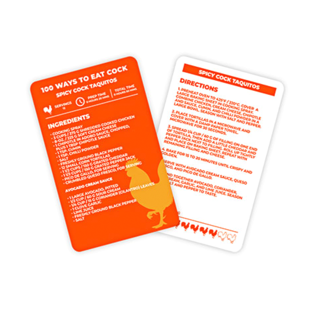 100 Ways to Each Cock