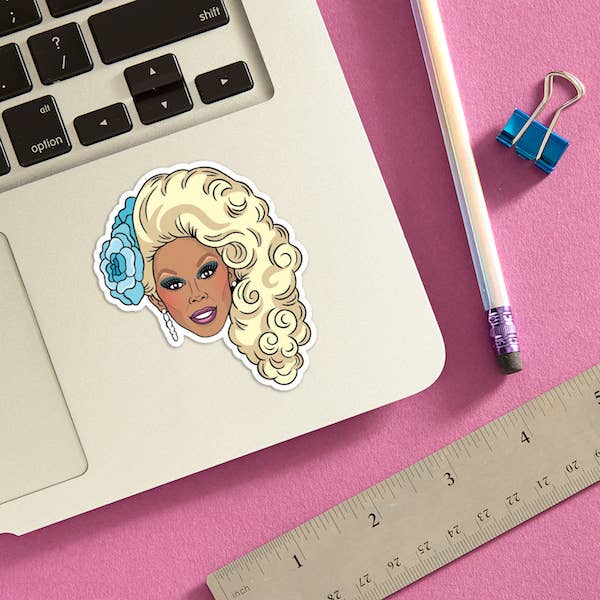 RuPaul Drag Queen Die Cut Sticker