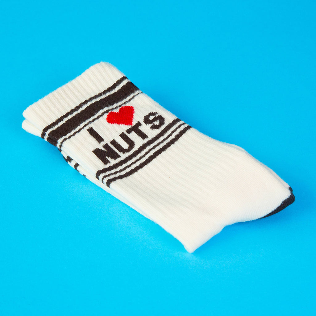 I ❤️ Nuts Gym Crew Socks