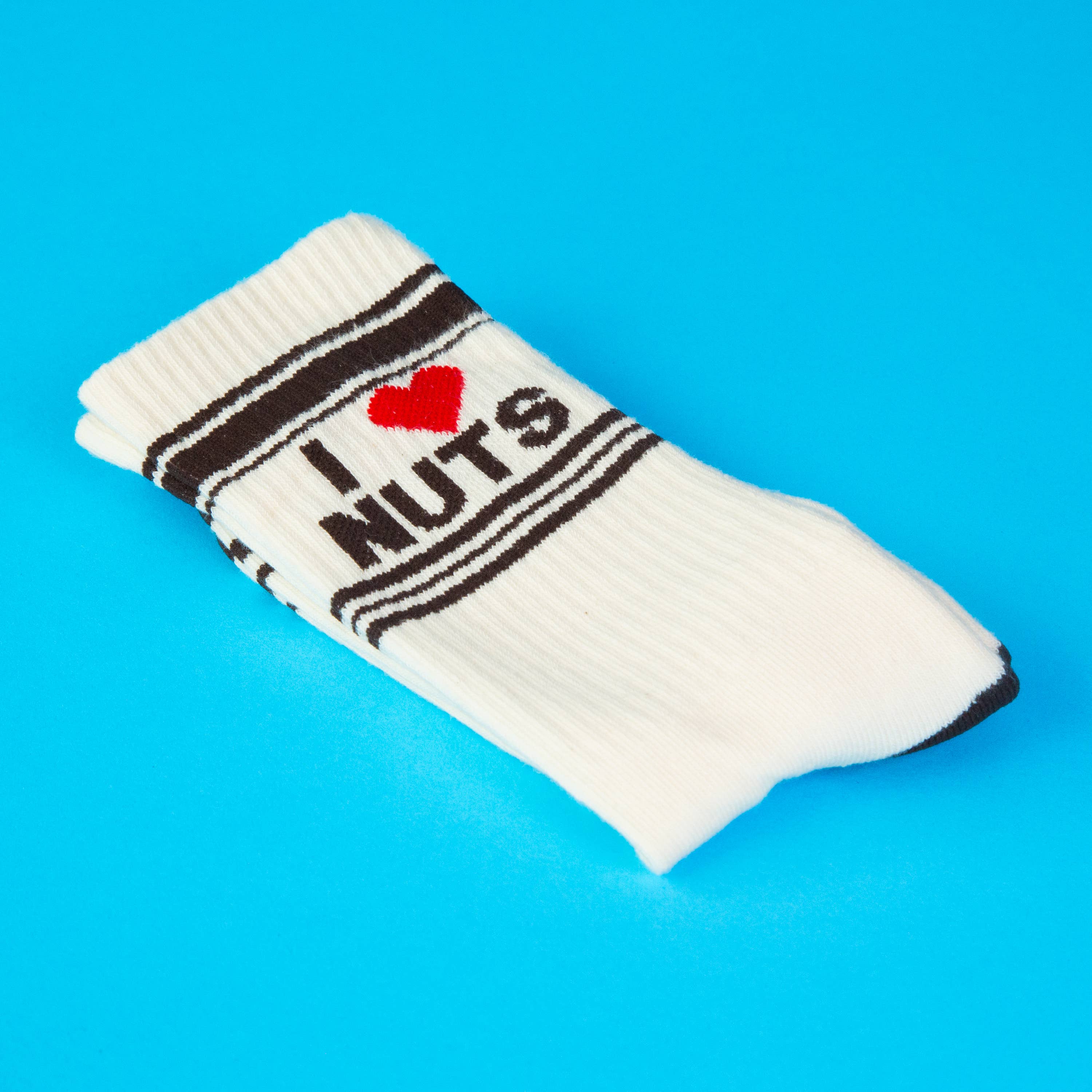 I ❤️ Nuts Gym Crew Socks