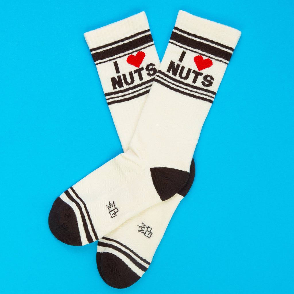 I ❤️ Nuts Gym Crew Socks