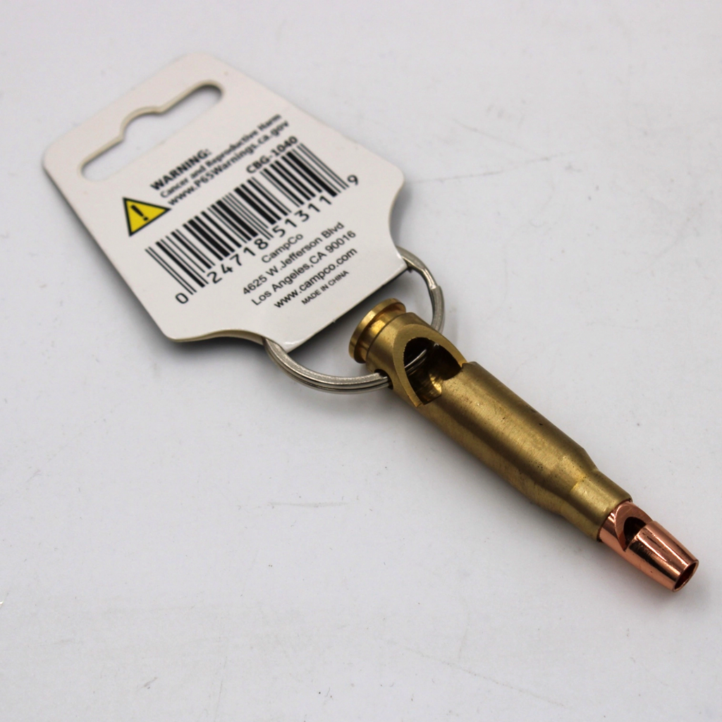 Bottle Opener and Whistle Keychain