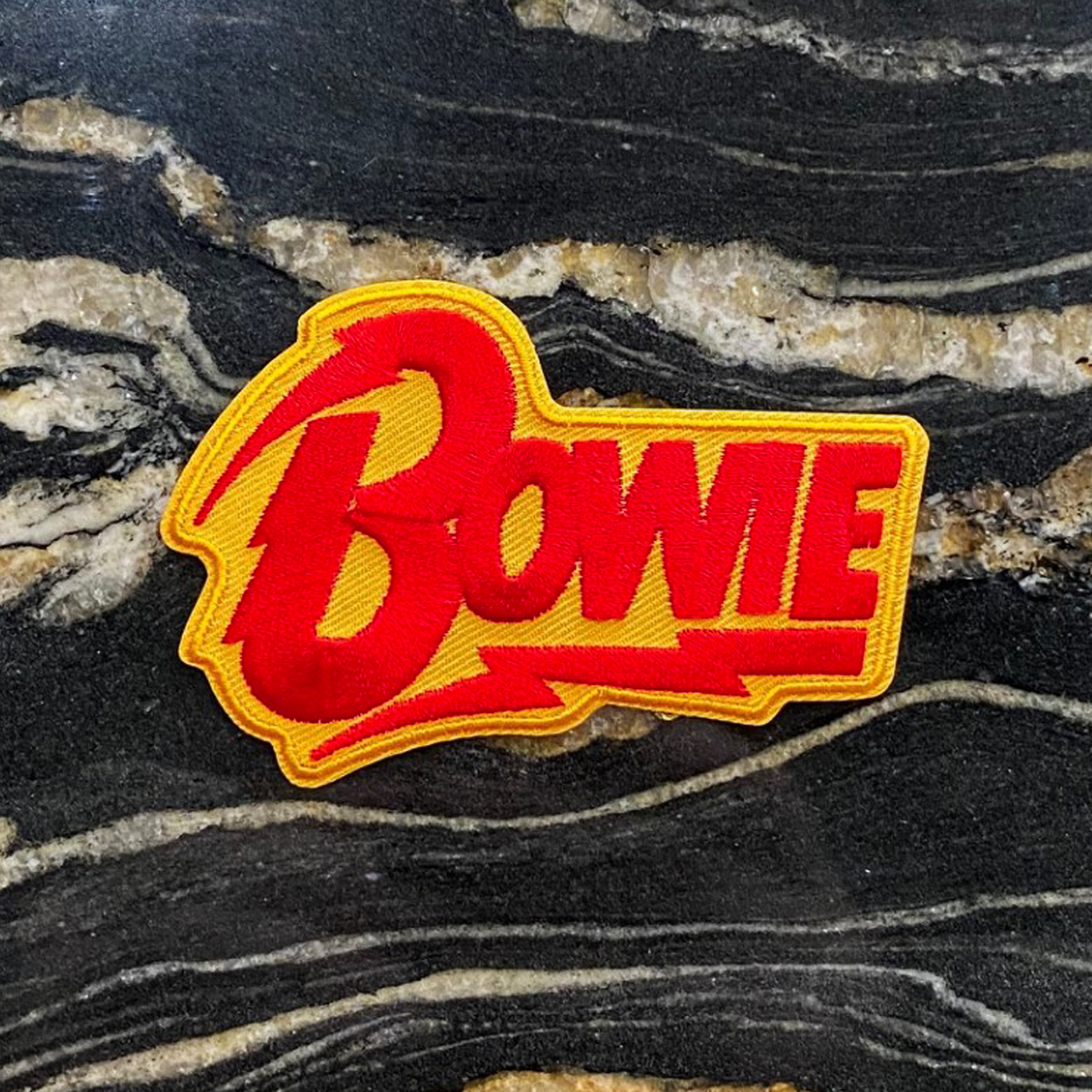 David Bowie Lightning Bolt Patch