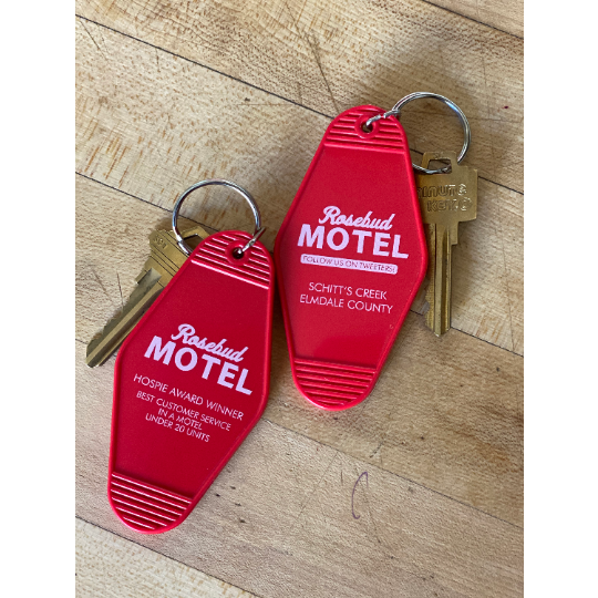 Rosebud Key Tag