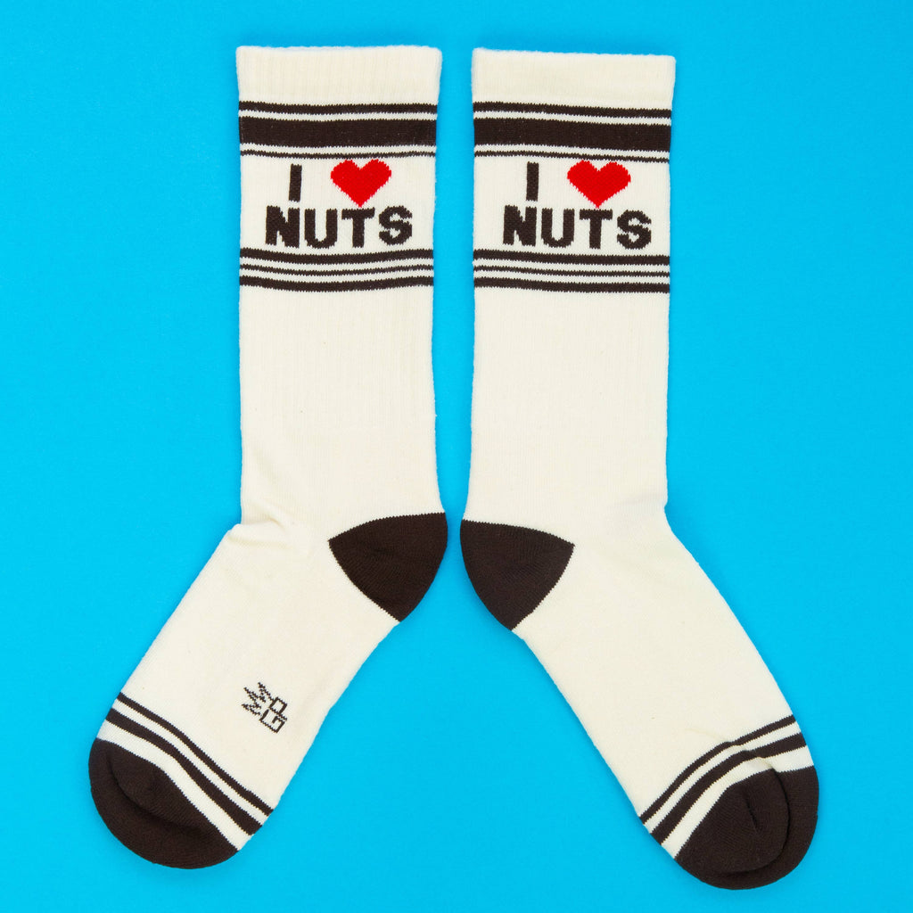 I ❤️ Nuts Gym Crew Socks