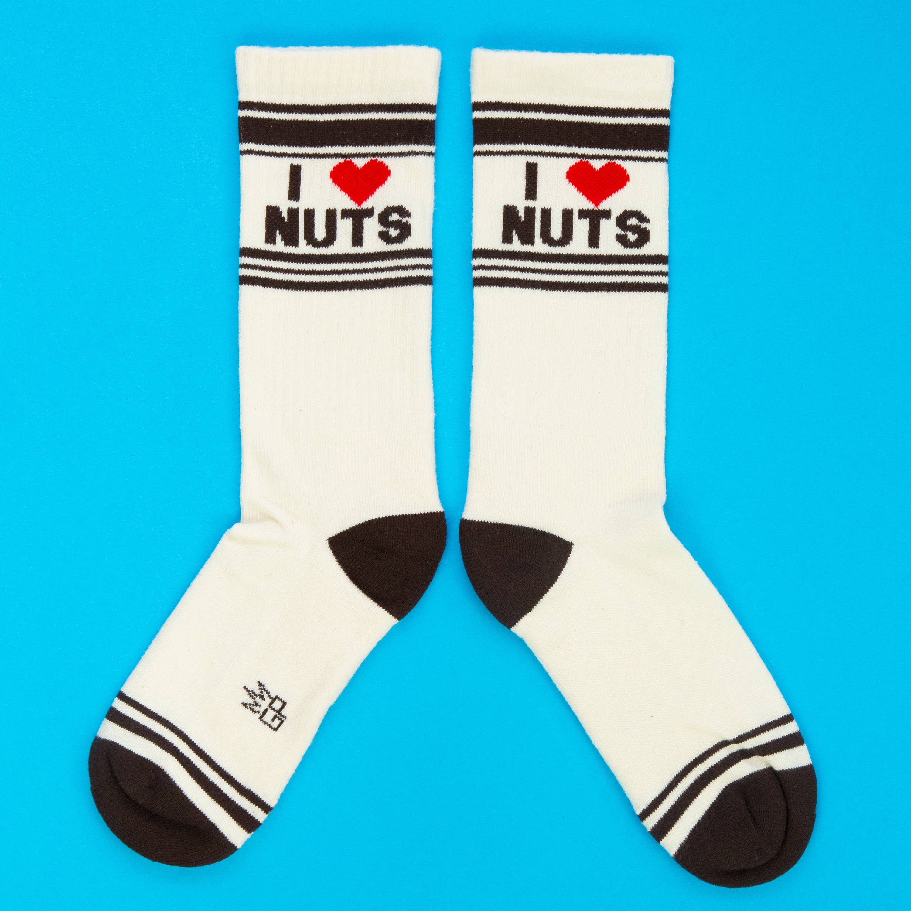 I ❤️ Nuts Gym Crew Socks