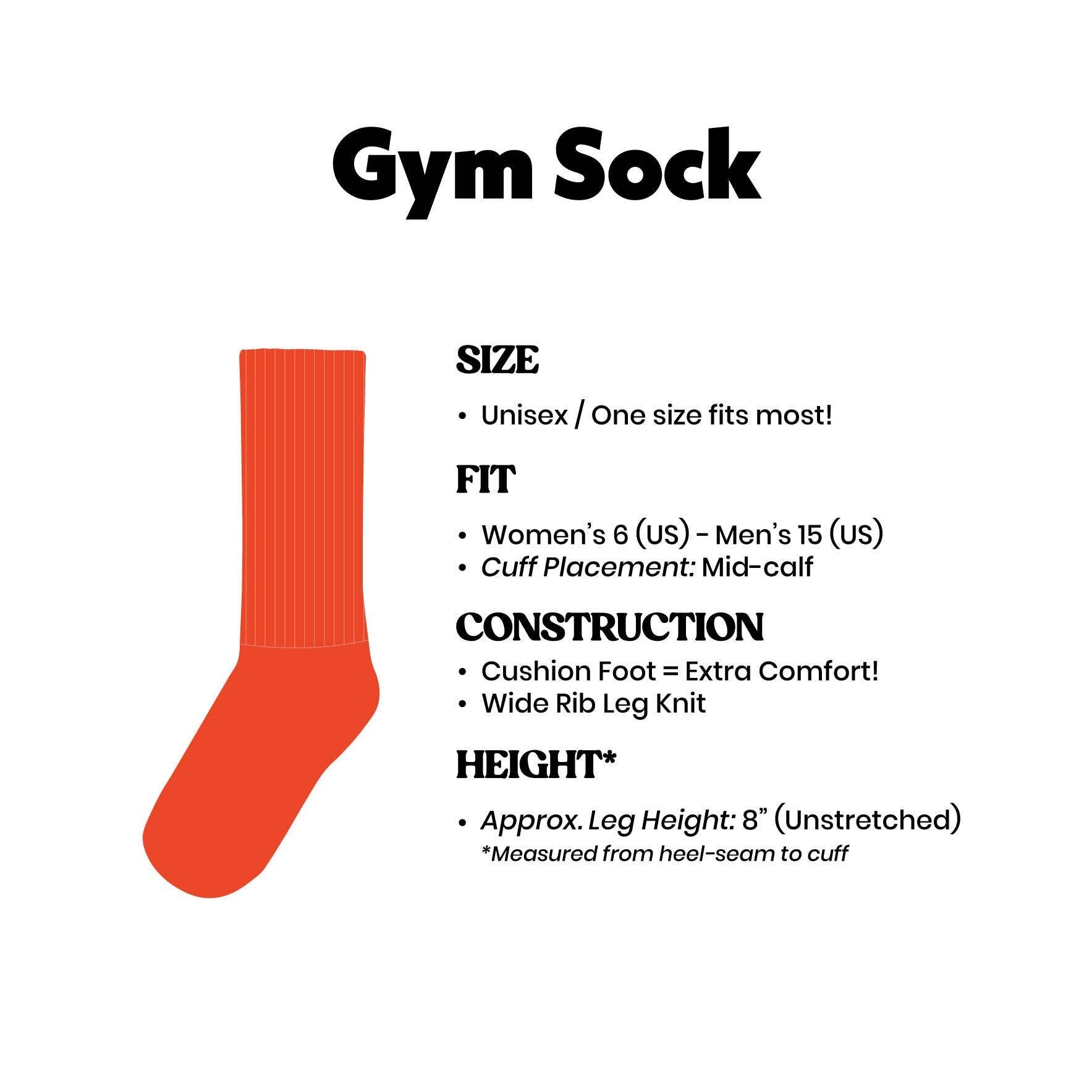 I ❤️ Nuts Gym Crew Socks