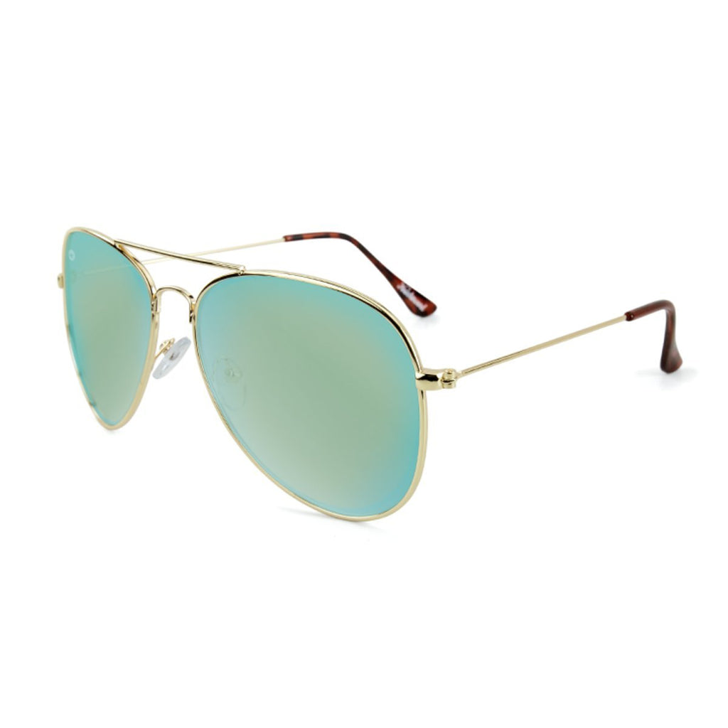 Gold/Yellow Aqua Polarized Mile High Sunglasses - [aka]