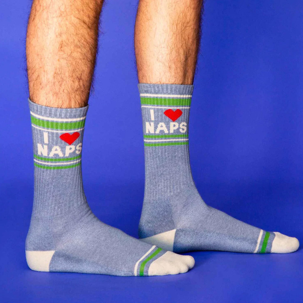 I LOVE Naps Gym Socks - [aka]