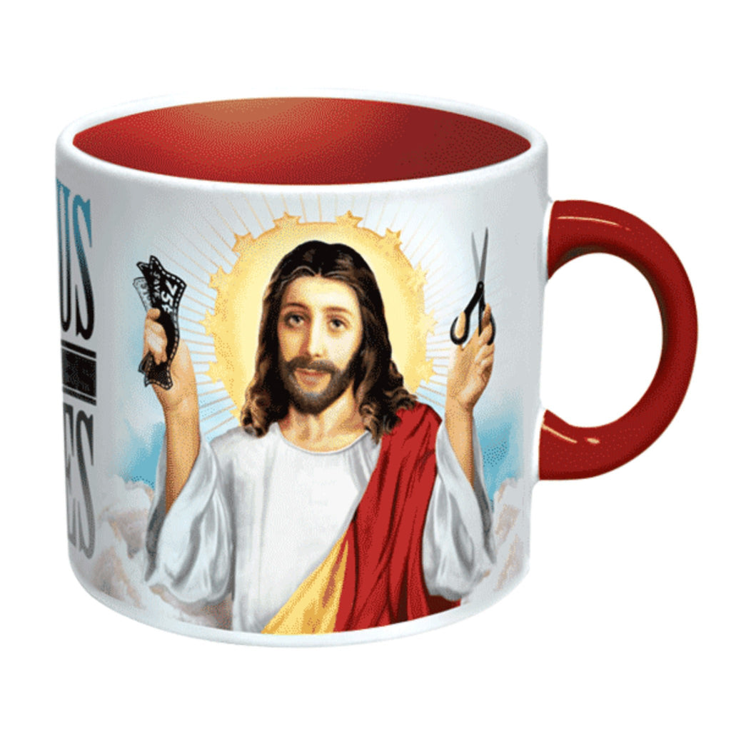 Jesus Shaves Mug - [aka]