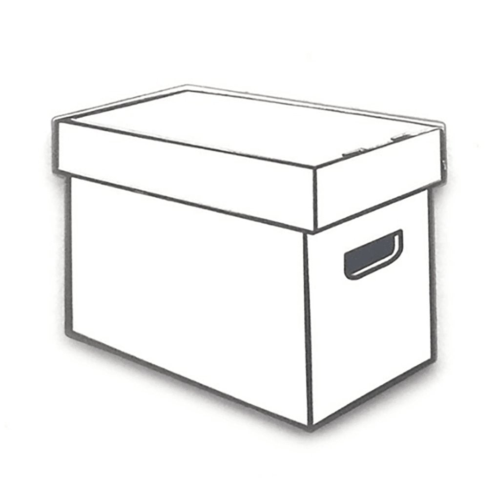 Shortbox Enamel Pin - [aka]